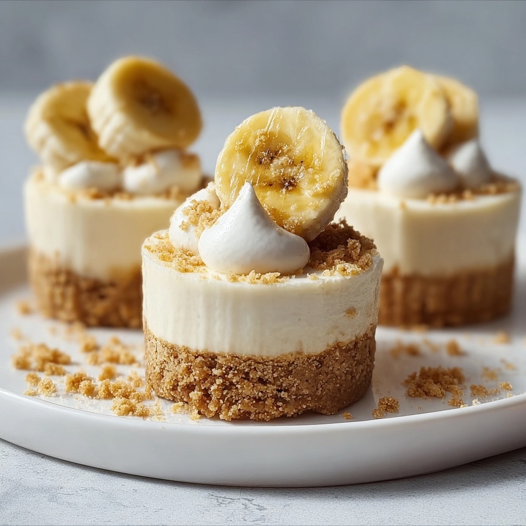 Mini Banana Pudding Cheesecakes Recipe - Recipe Image
