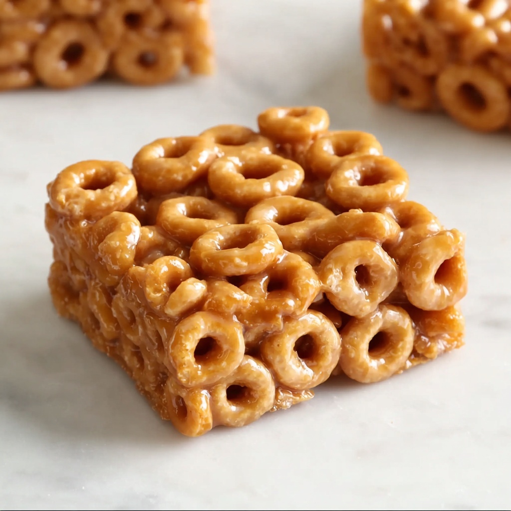 Peanut Butter Cheerio Bars Recipe - Recipe Image