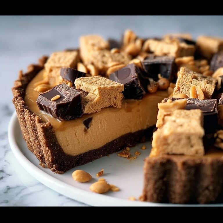 Peanut Butter Honeycomb Pie Recipe