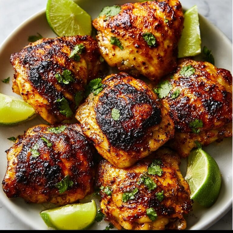 Crispy Cilantro Lime Chicken Thighs Recipe