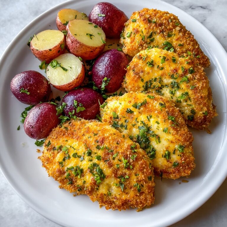 Garlic Parmesan Chicken and Potatoes Recipe