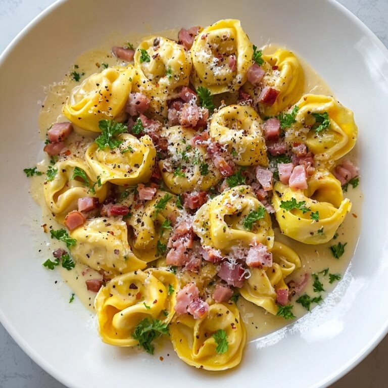 Creamy Tortellini Carbonara Recipe