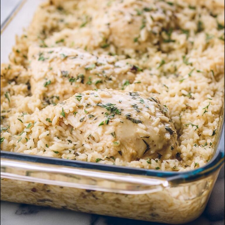 No-Peek Chicken and Rice Recipe