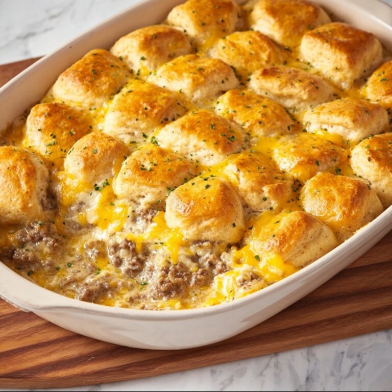 Biscuits & Sausage Gravy Bubble Up Recipe