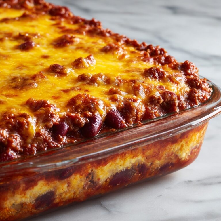 Chili & Cornbread Casserole Recipe