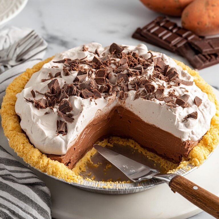 No-Bake Chocolate Sweet Potato Pie Recipe