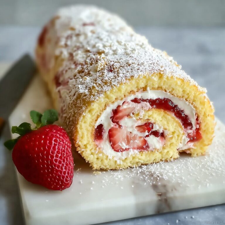 Strawberry Shortcake Cake Roll Recipe