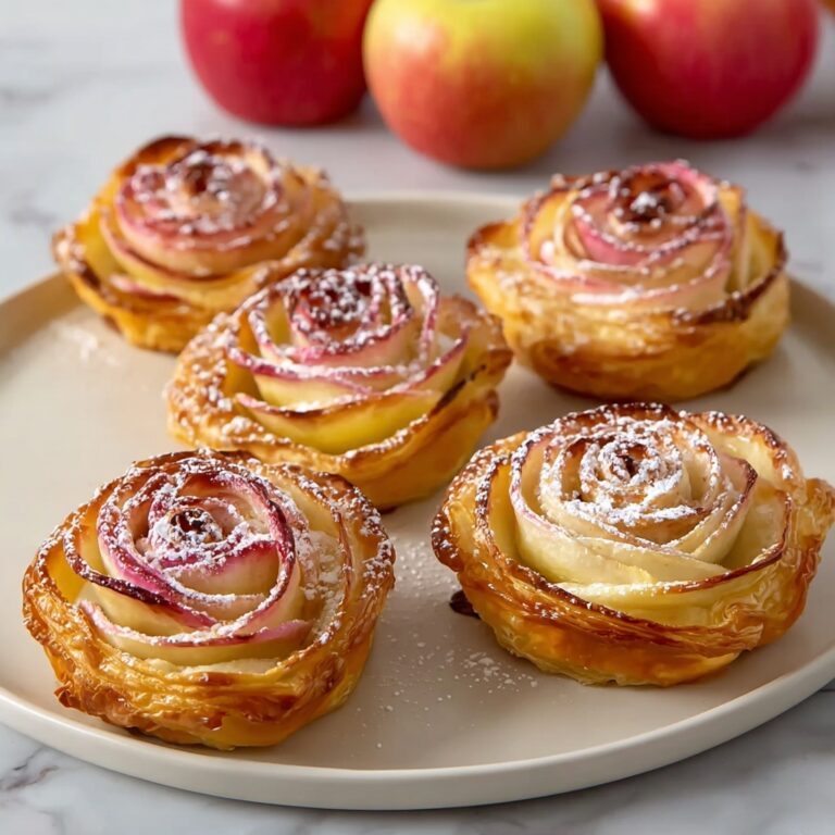 Easy Puff Pastry Apple Rosettes Recipe