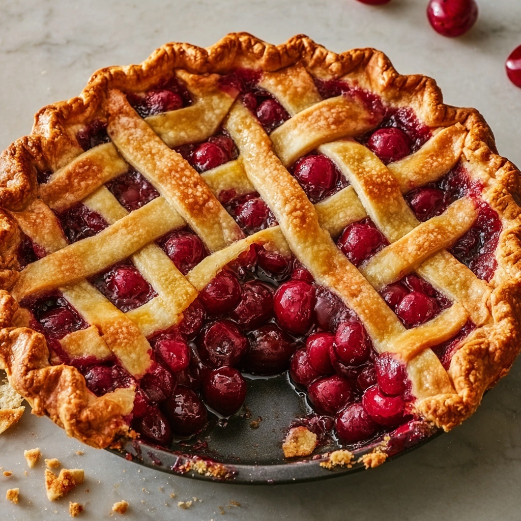 Braided Cranberry-Orange Pie Recipe - Recipe Image