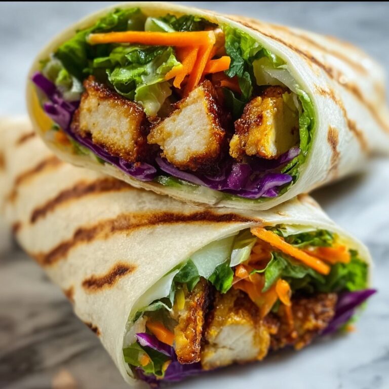 Asian Chicken Salad Wraps Recipe
