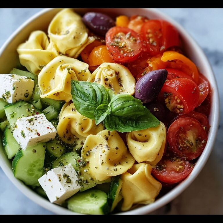 Greek Tortellini Pasta Salad Recipe