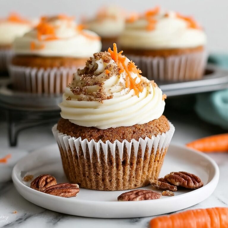 Easy Carrot Cake Cupcakes Recipe