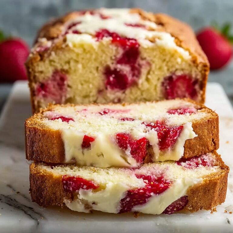 Sourdough White Chocolate Chip Strawberry Bread Recipe
