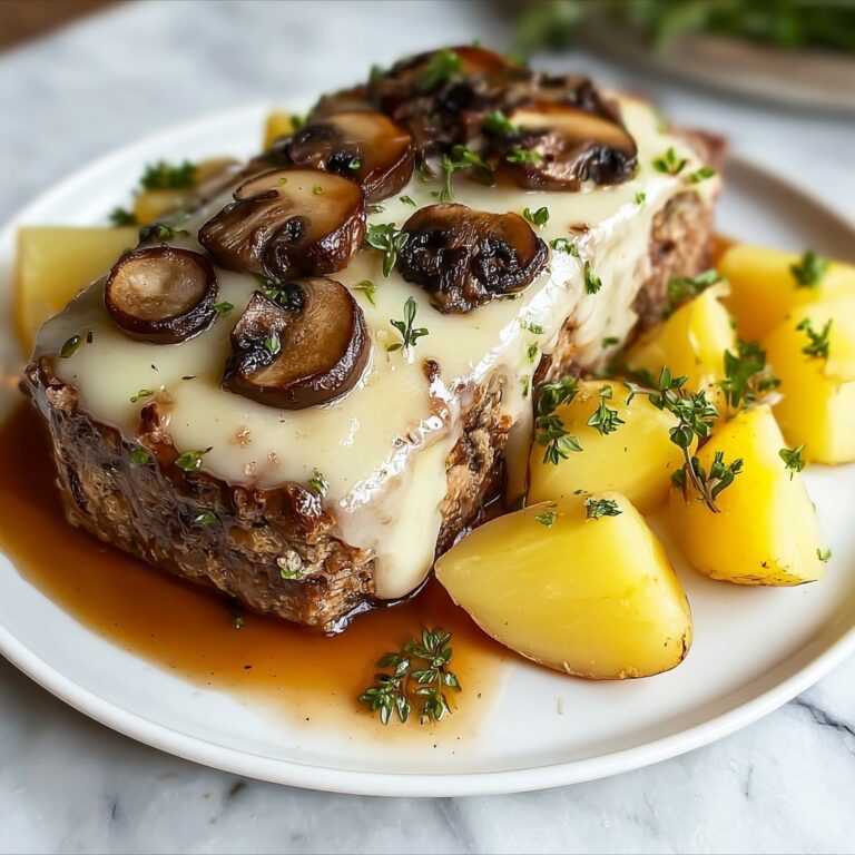 Mushroom Swiss Cheese Meatloaf: A Delicious Twist on a Classic Recipe