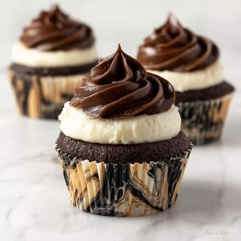 Chocolate Cheesecake Cupcakes with Whipped Ganache Frosting Recipe