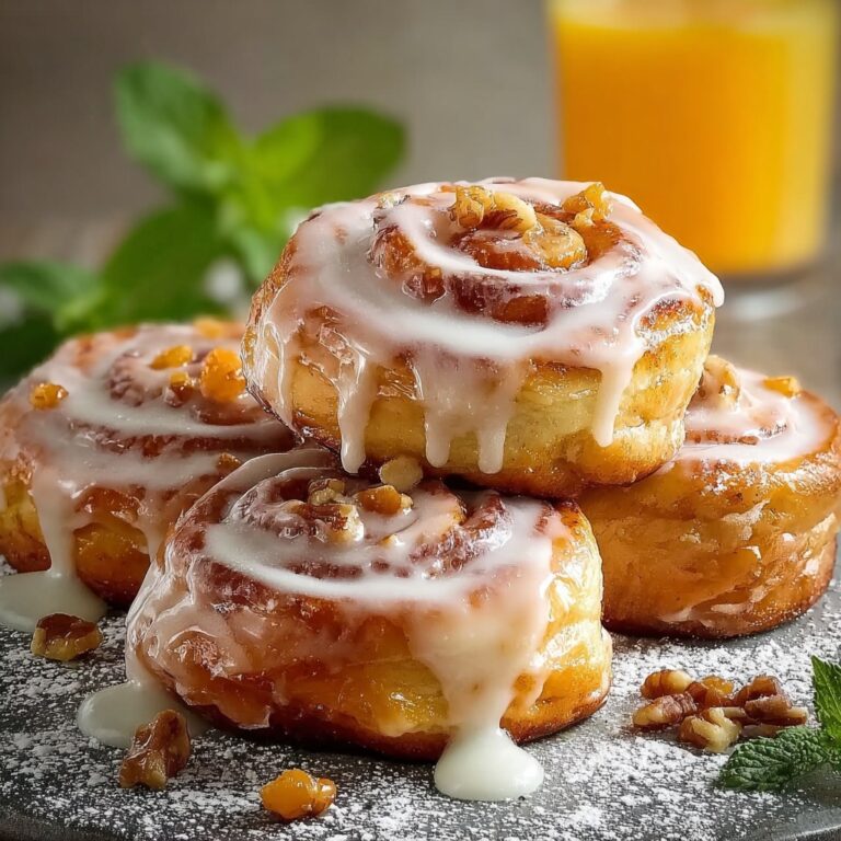 Peachy Cinnamon Rolls Recipe