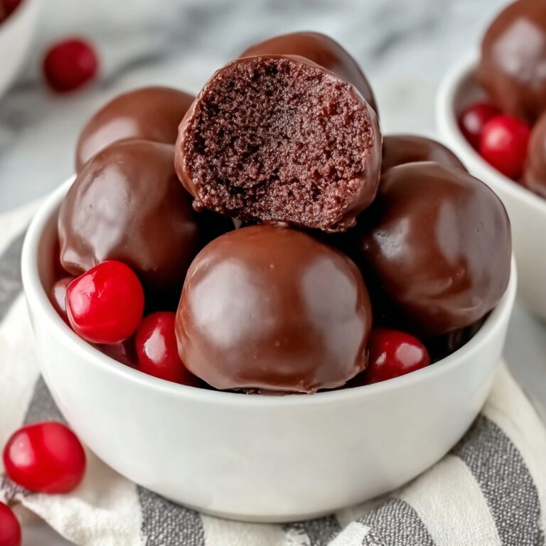 Chocolate Covered Cherry Brownie Bombs Recipe