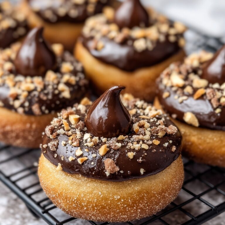 Chocolate Hazelnut Cream Doughnuts with Cinnamon Sugar Coating Recipe