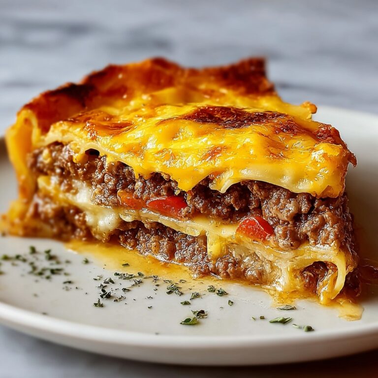 Classic American Cheeseburger Pie Recipe