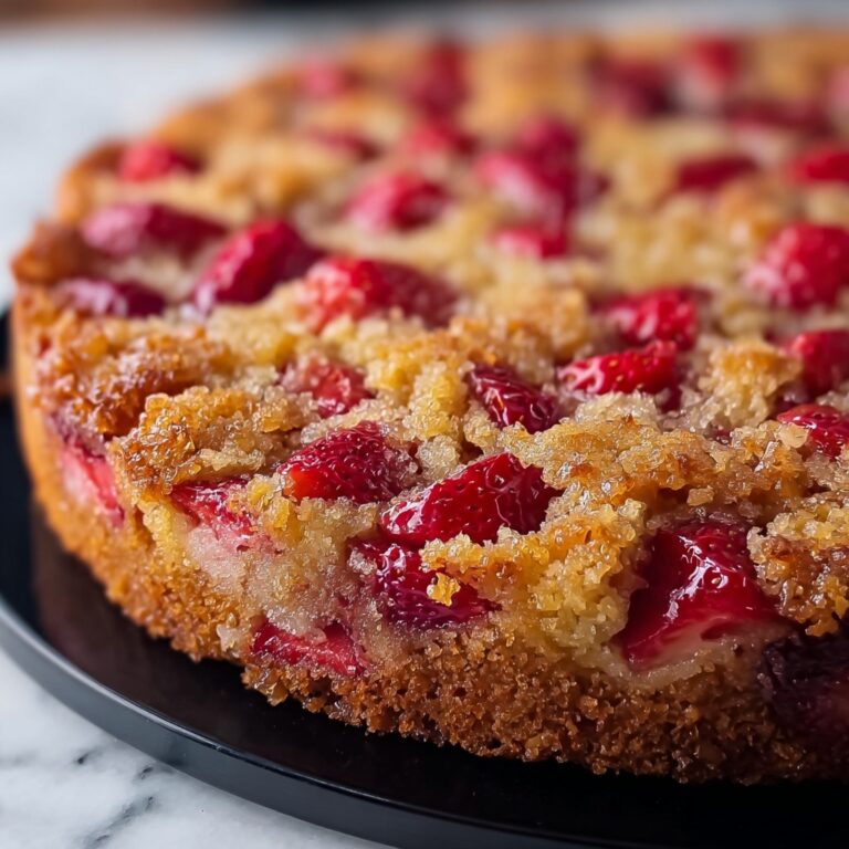 Nana’s Strawberry Rhubarb Cake Recipe