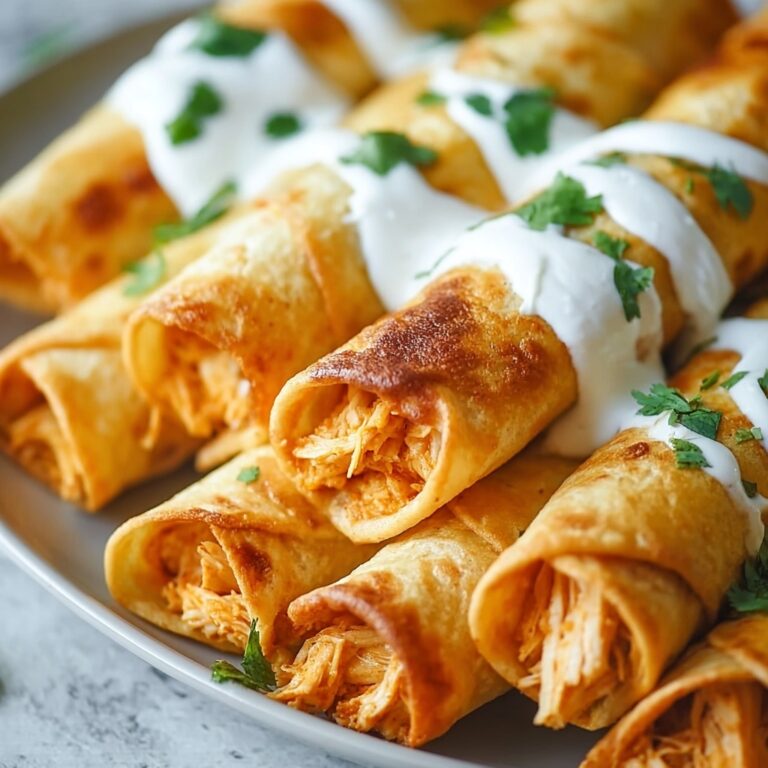 Jalapeño Cream Cheese Buffalo Chicken Taquitos Recipe