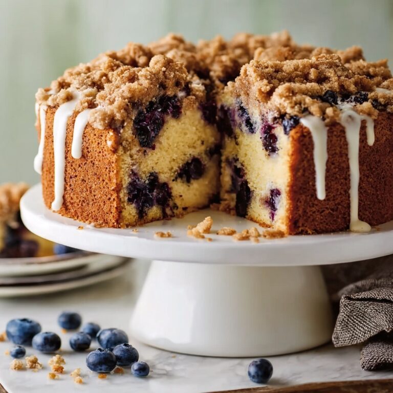 Brown Sugar Blueberry Coffee Cake Recipe