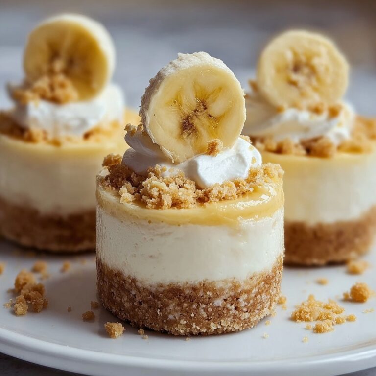 Mini Banana Pudding Cheesecakes Recipe