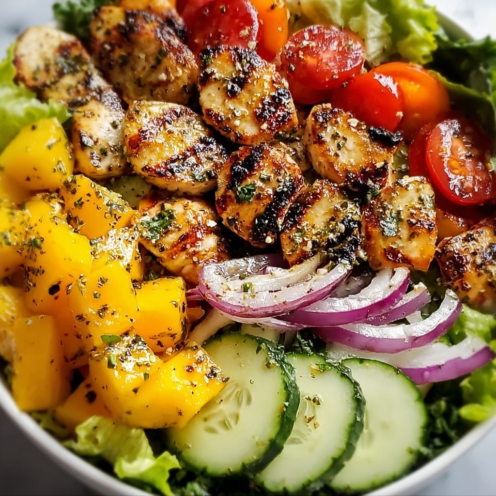 Weightloss Salad with Grilled Chicken, Avocado, and Nutty Dressing Recipe - Recipe Image