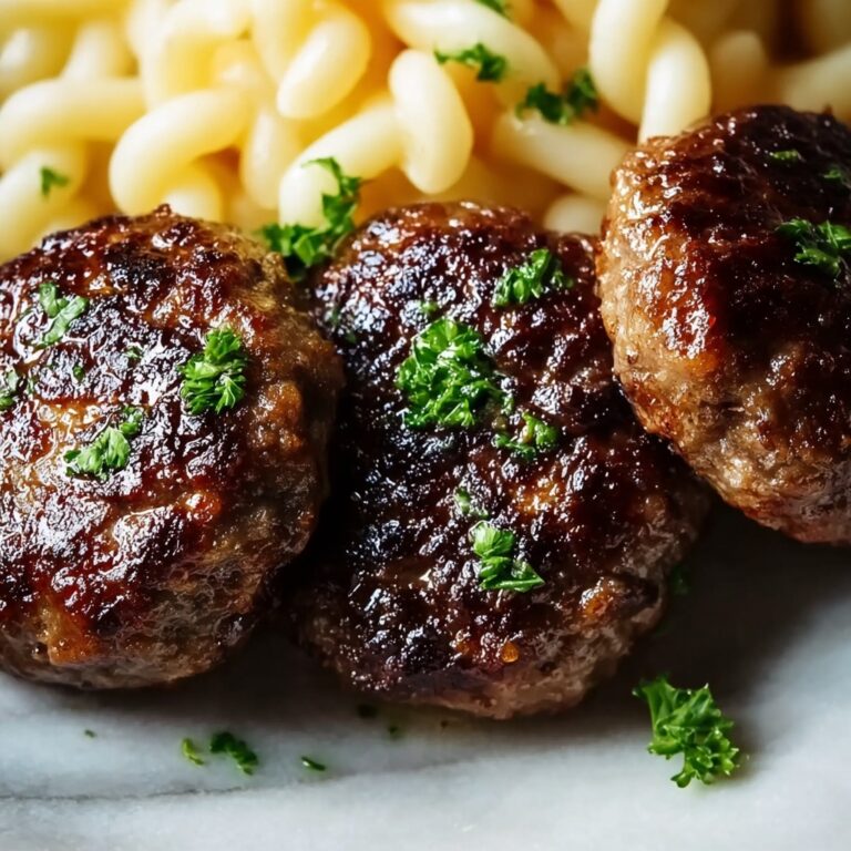 Beef Rissoles with Rich Gravy Recipe