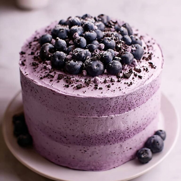 Blueberry Chiffon Cake Recipe
