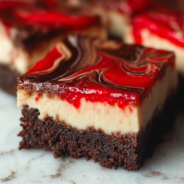 Chocolate Strawberry Swirl Cheesecake Recipe
