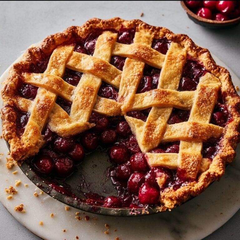 Braided Cranberry-Orange Pie Recipe