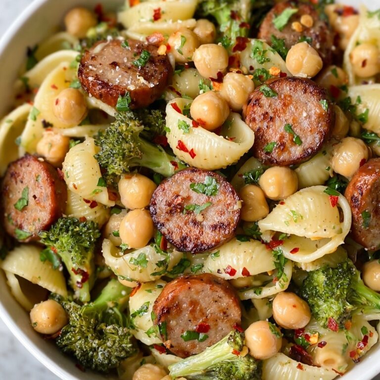 One Pot Orecchiette with Sausage and Broccoli Recipe
