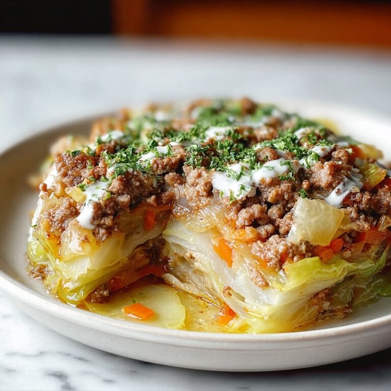 Easy & Hearty Cabbage and Ground Beef Skillet Recipe