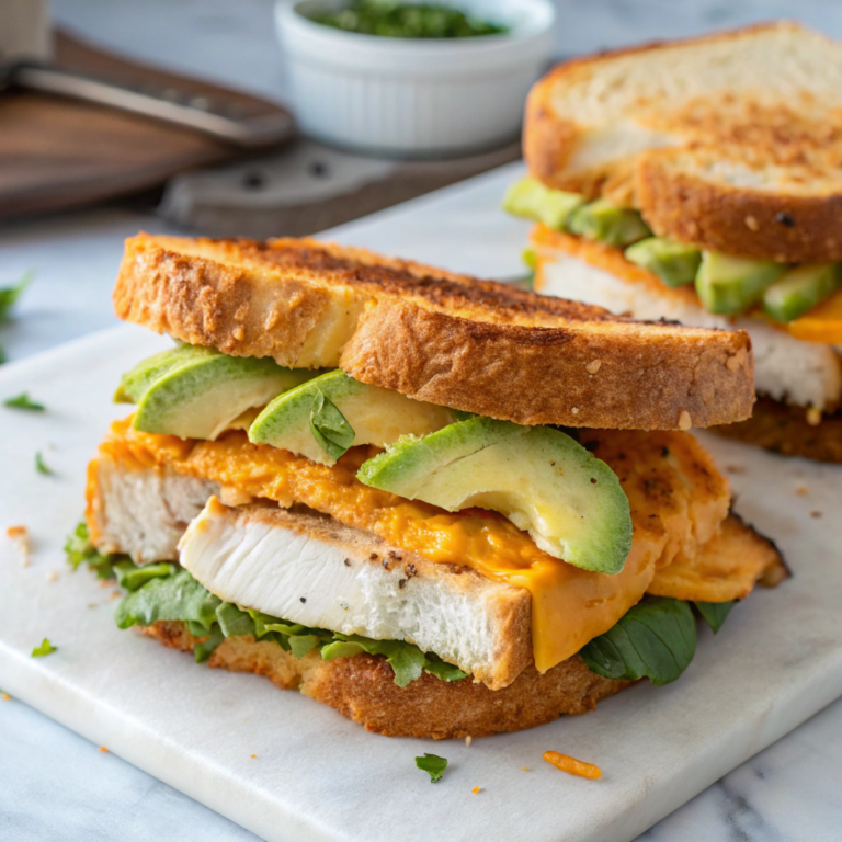 Chicken Avocado Melt Sandwich Recipe