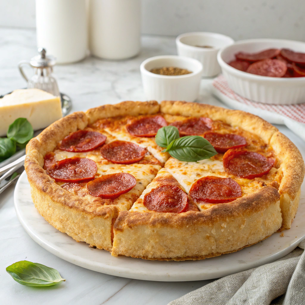 Hearty Pizza Pie Recipe - Recipe Image