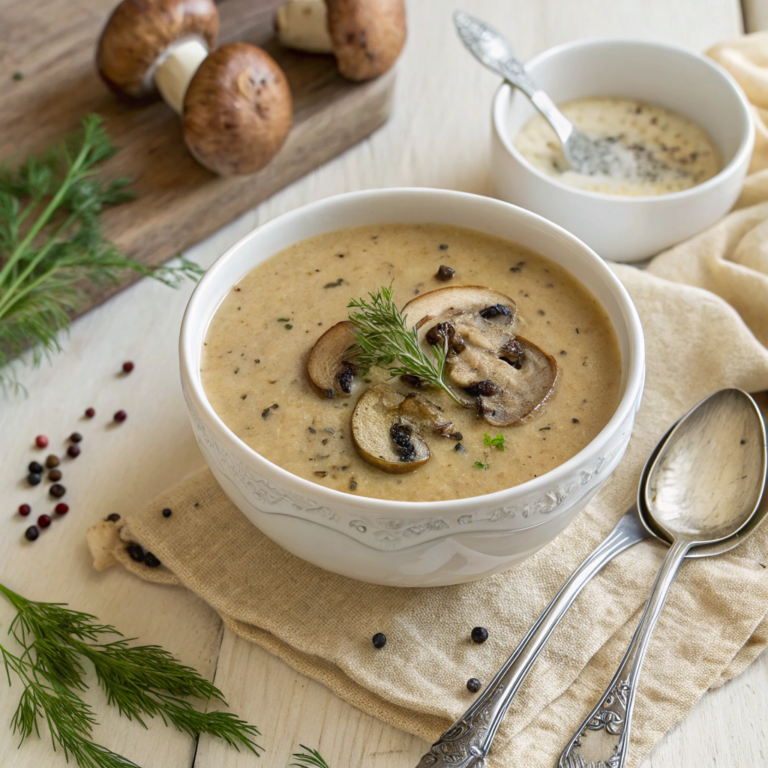Hungarian Mushroom Soup Recipe