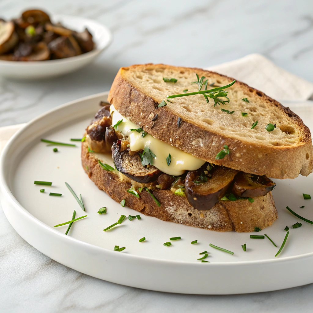 Mushroom Sandwich Melts Recipe - Recipe Image