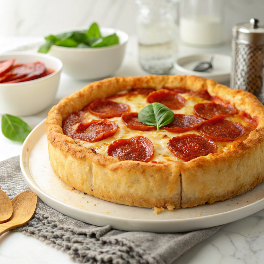Hearty Pizza Pie Recipe - Recipe Image