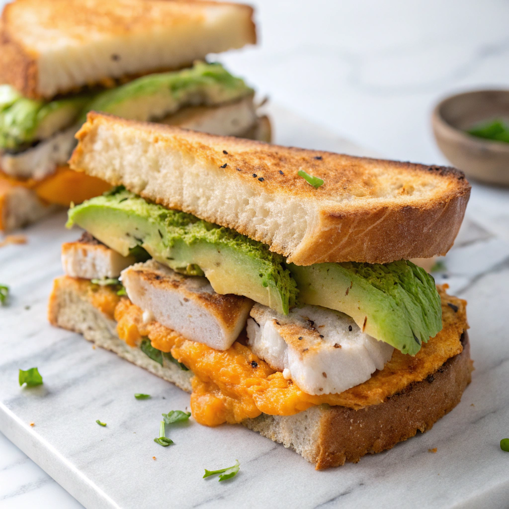 Chicken Avocado Melt Sandwich Recipe - Recipe Image