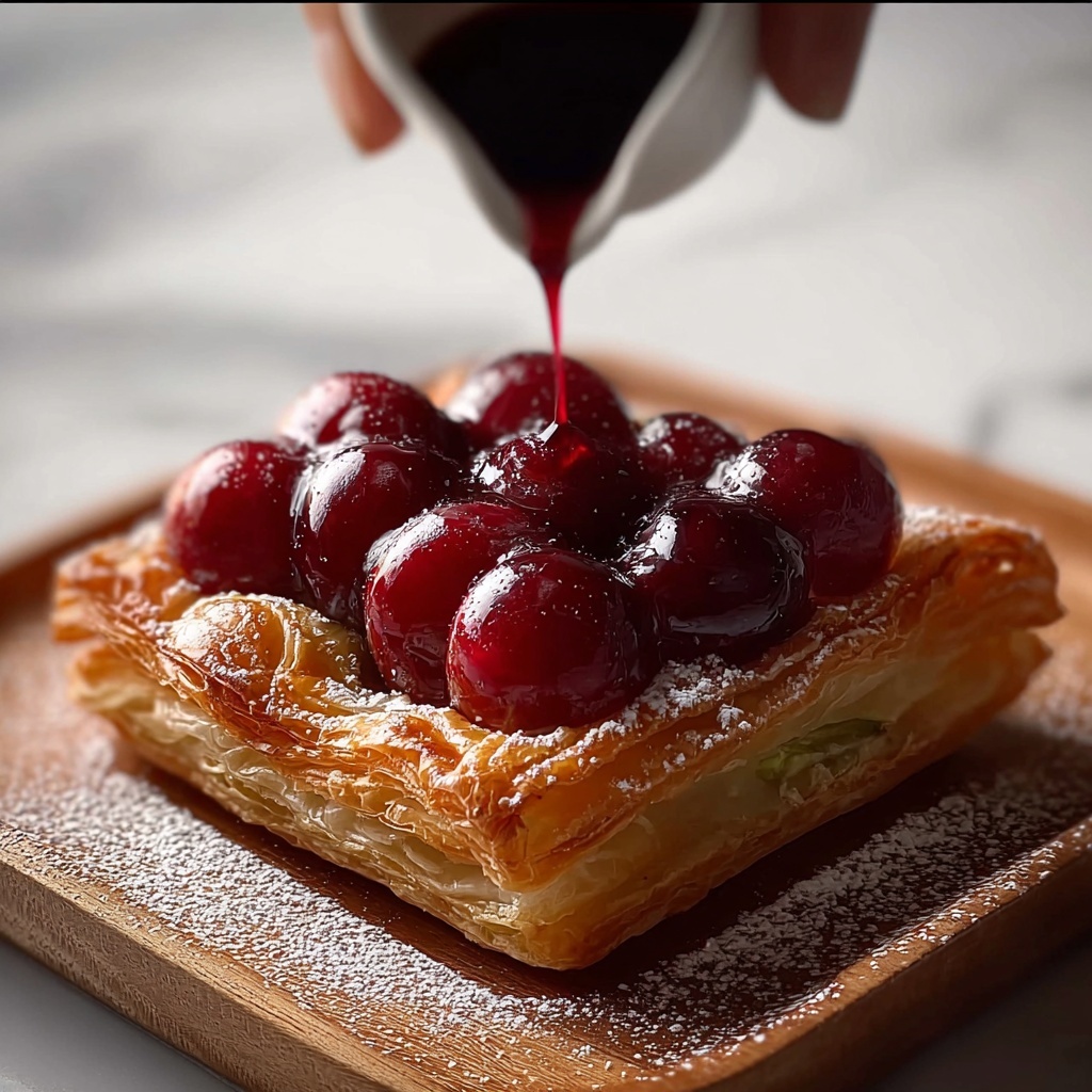 Cherry Cheese Pastry Pie Recipe - Recipe Image