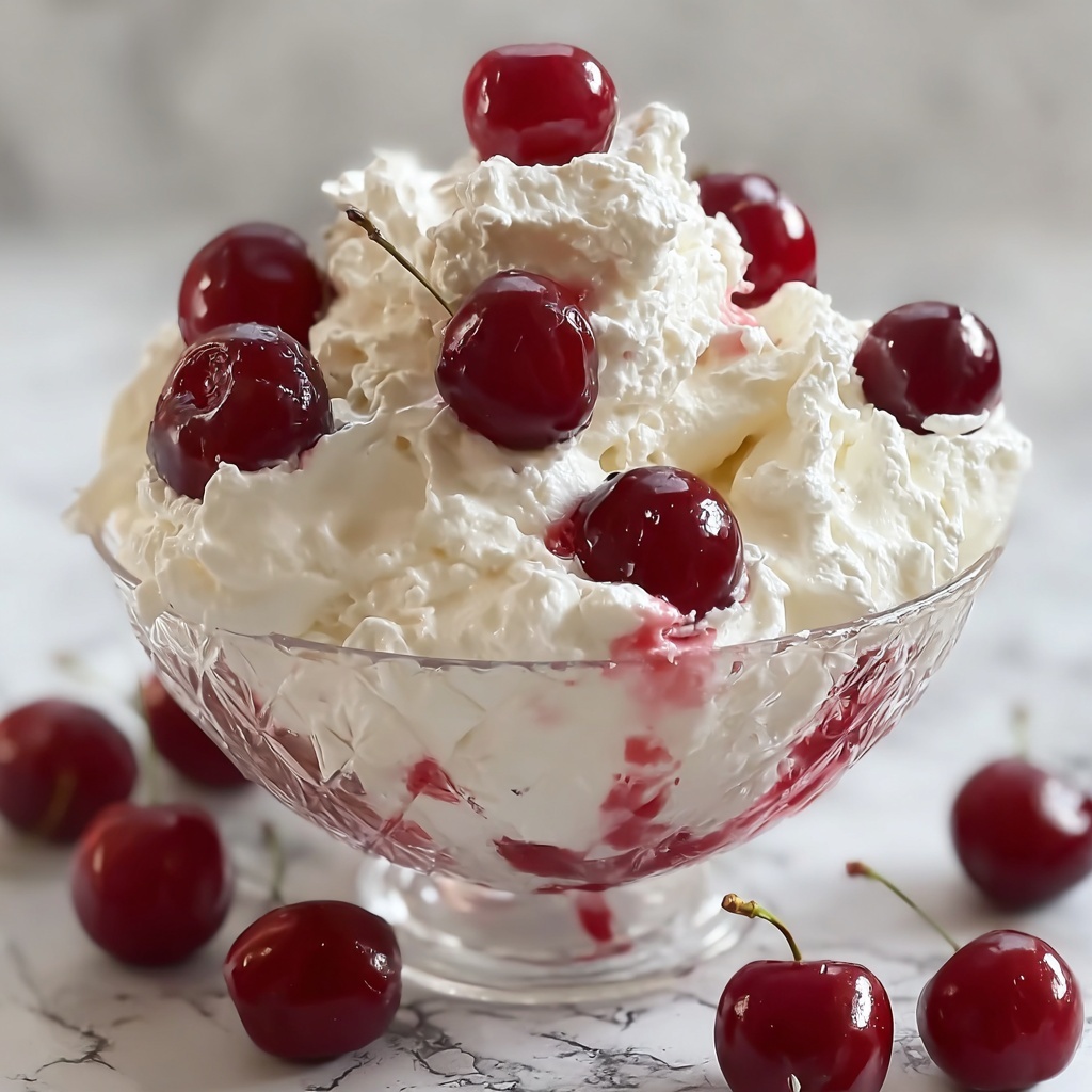 Cherry Cheesecake Fluff Recipe - Recipe Image