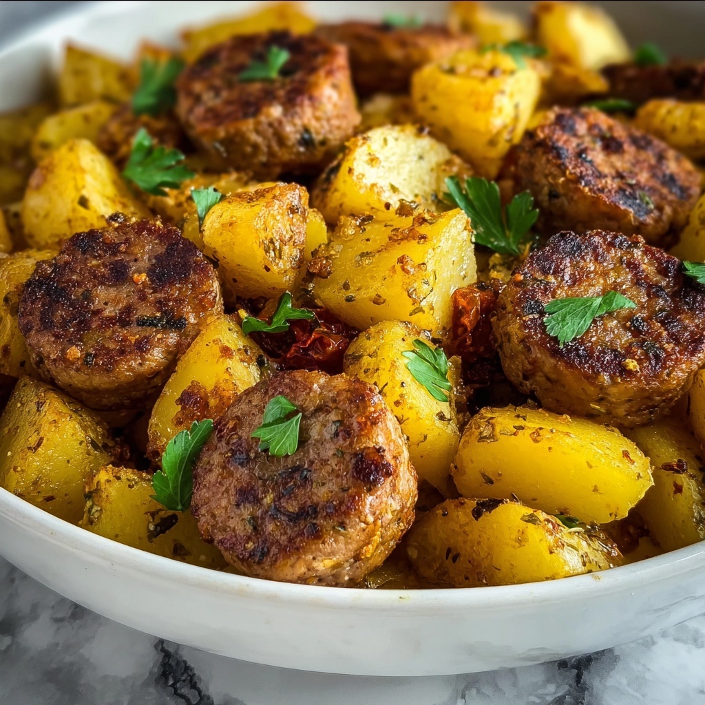 Hearty Smoked Sausage and Potatoes Skillet Recipe - Recipe Image