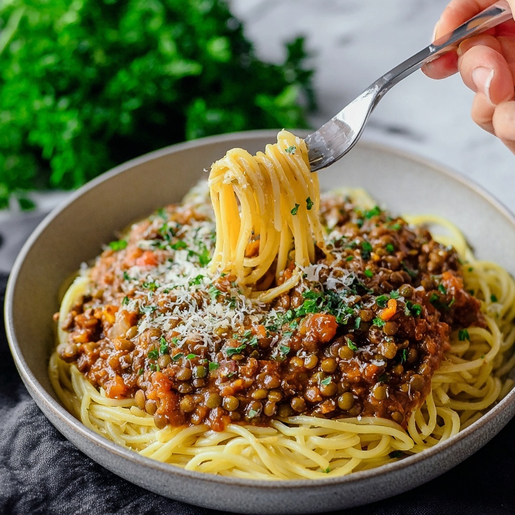 Lentil Bolognese Recipe - Recipe Image