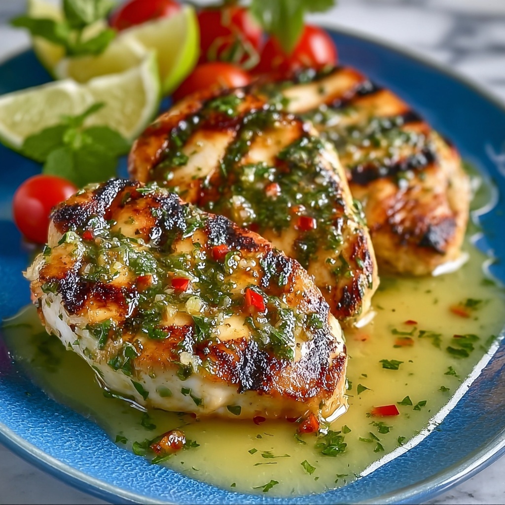 Grilled Salsa Verde Chicken Recipe - Recipe Image