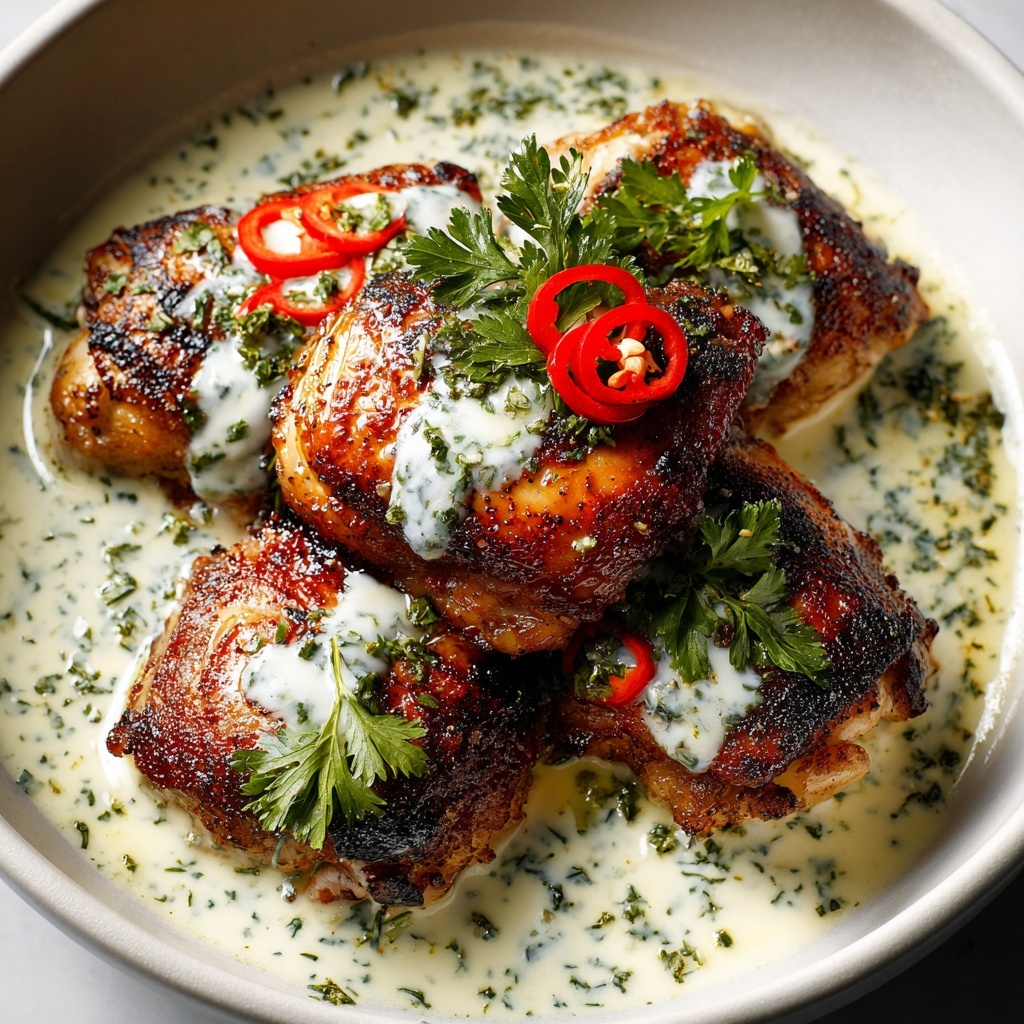 Turkish Chicken with Creamy White Sauce Recipe - Recipe Image