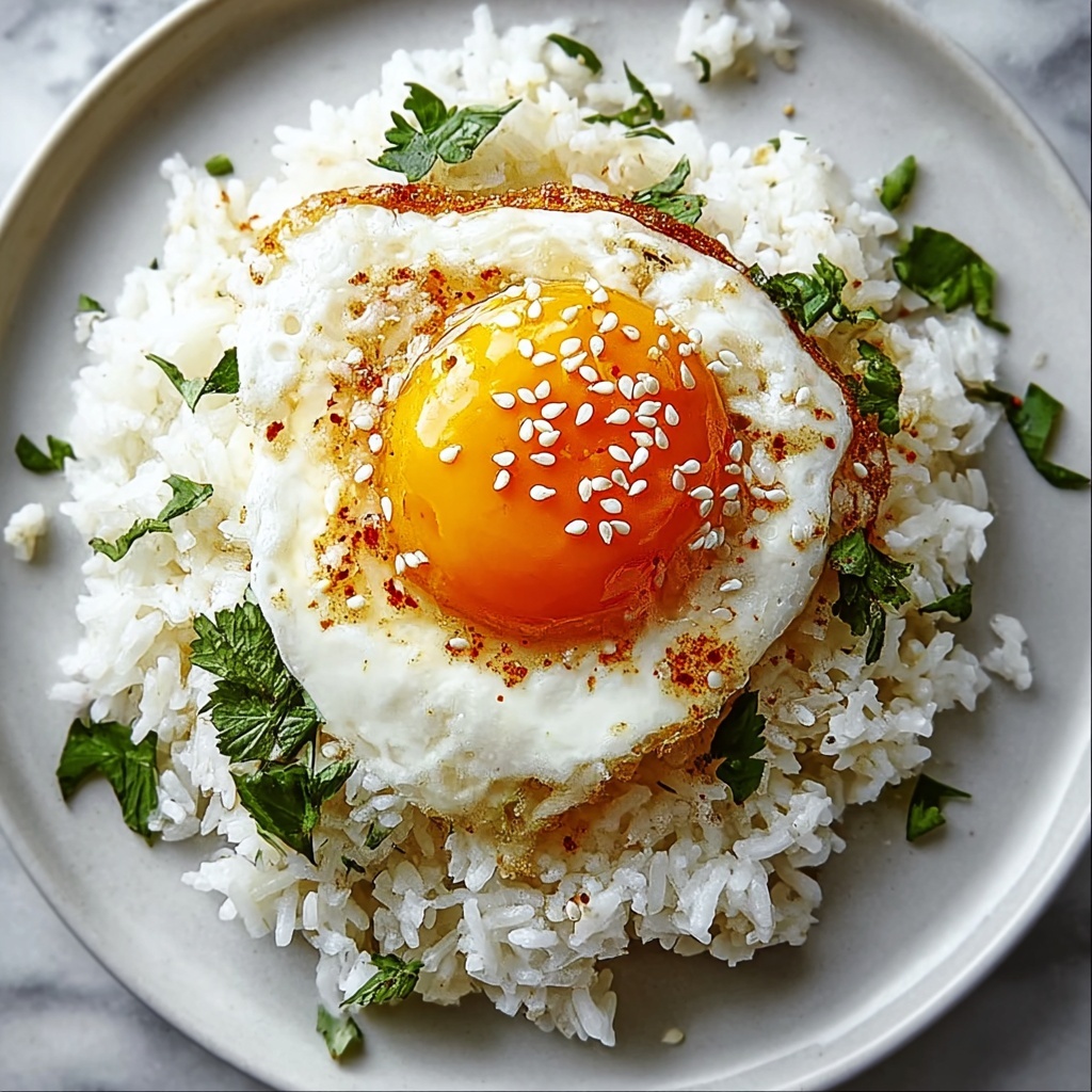 Easy Arroz Con Huevo Frito Recipe - Recipe Image