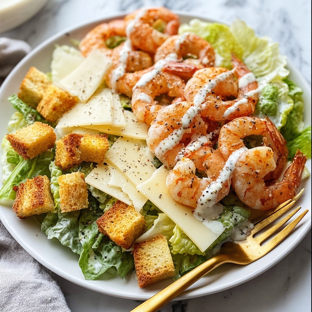Shrimp Caesar Salad Recipe - Recipe Image