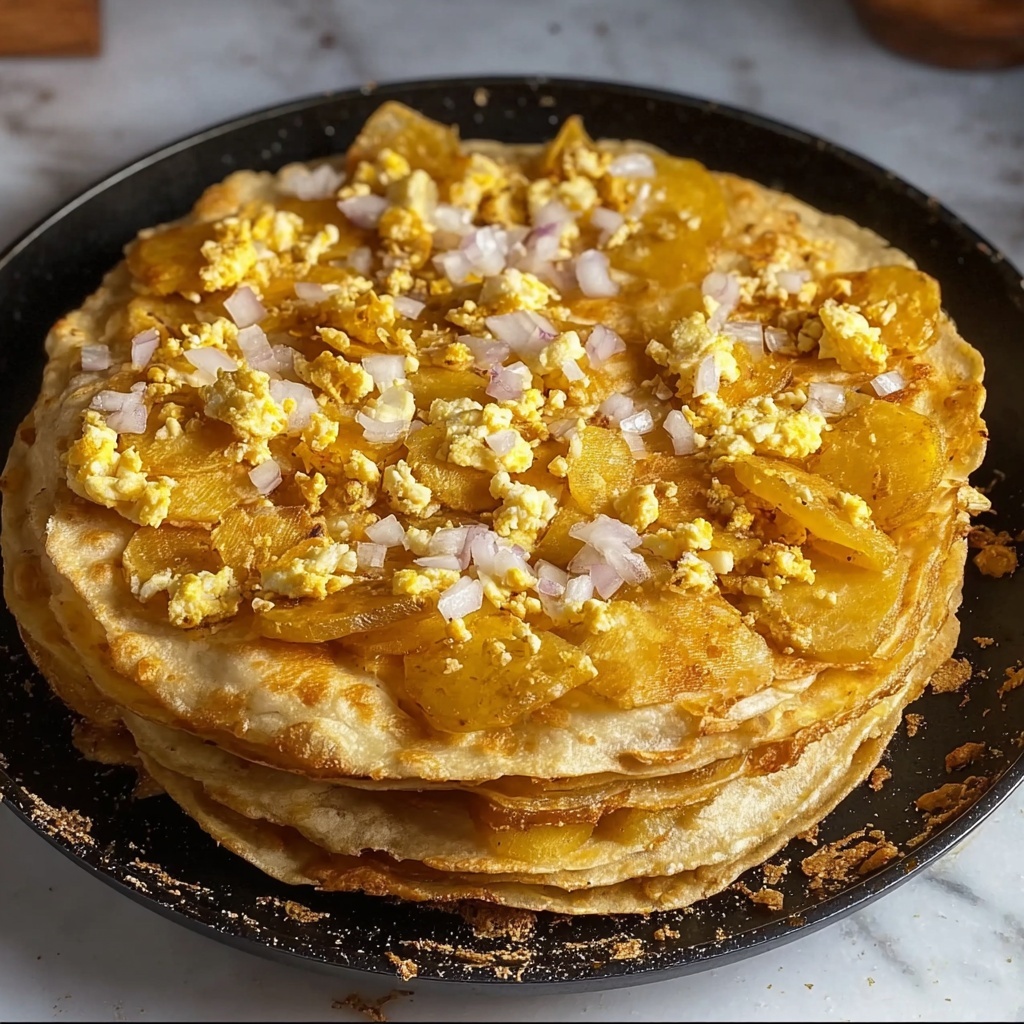 Fried Corn Tortilla Scramble Recipe - Recipe Image