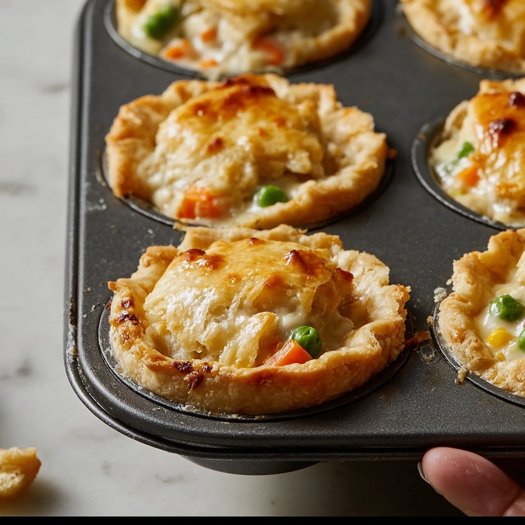 Muffin Tin Chicken Pot Pies Recipe - Recipe Image